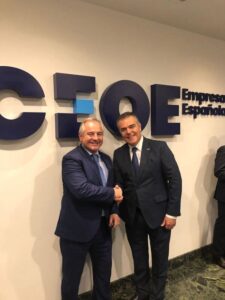 Alberto y Francisco Cervantes presidente de CCE
